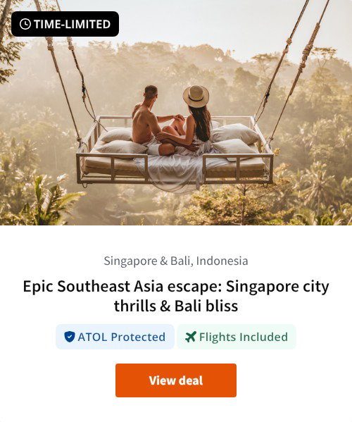 Epic Southeast Asia escape: Singapore city thrills &amp; Bali bliss