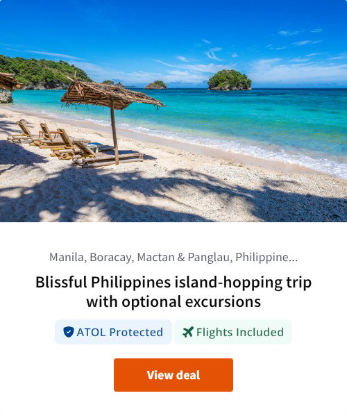 Blissful Philippines island-hopping trip with optional excursions