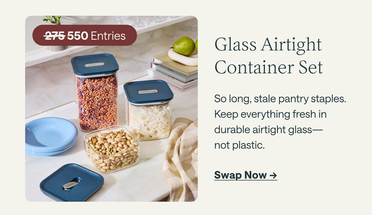 Glass Airtight Container Set | Swap Now 