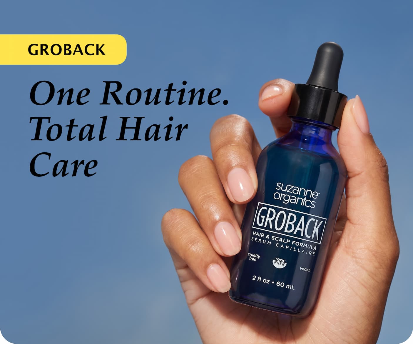 GROBACK Hair and Scalp Formula 3-month trial with free scalp massager