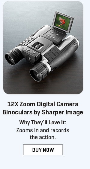 12X Zoom Digital Camera Binoculars by Sharper Image