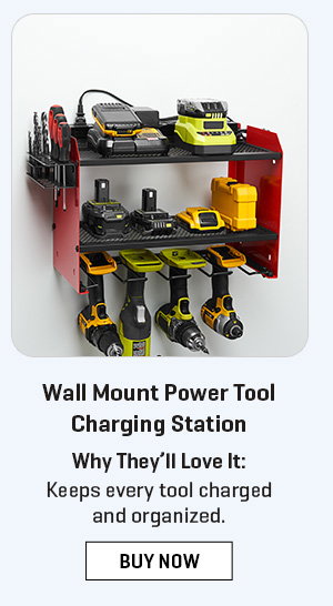 Wall Mount Power Tool Charging Station