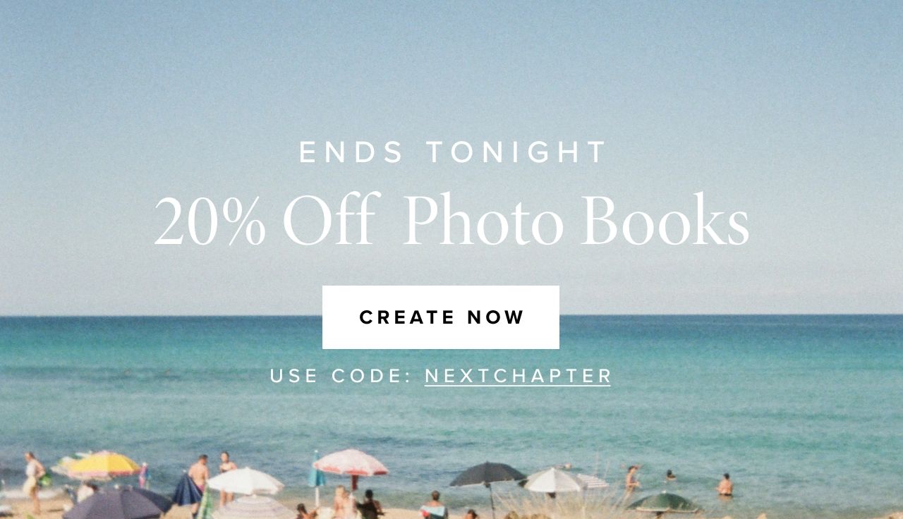 Ends tonight 20% off books