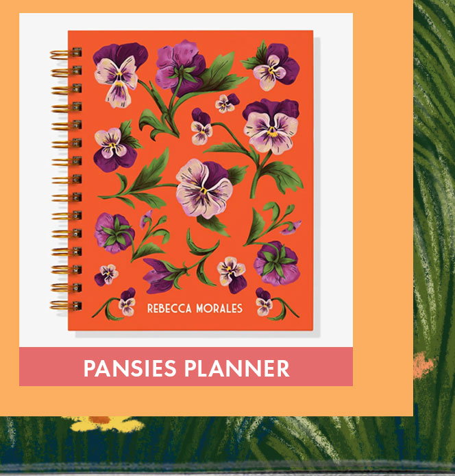 Pansies Planner