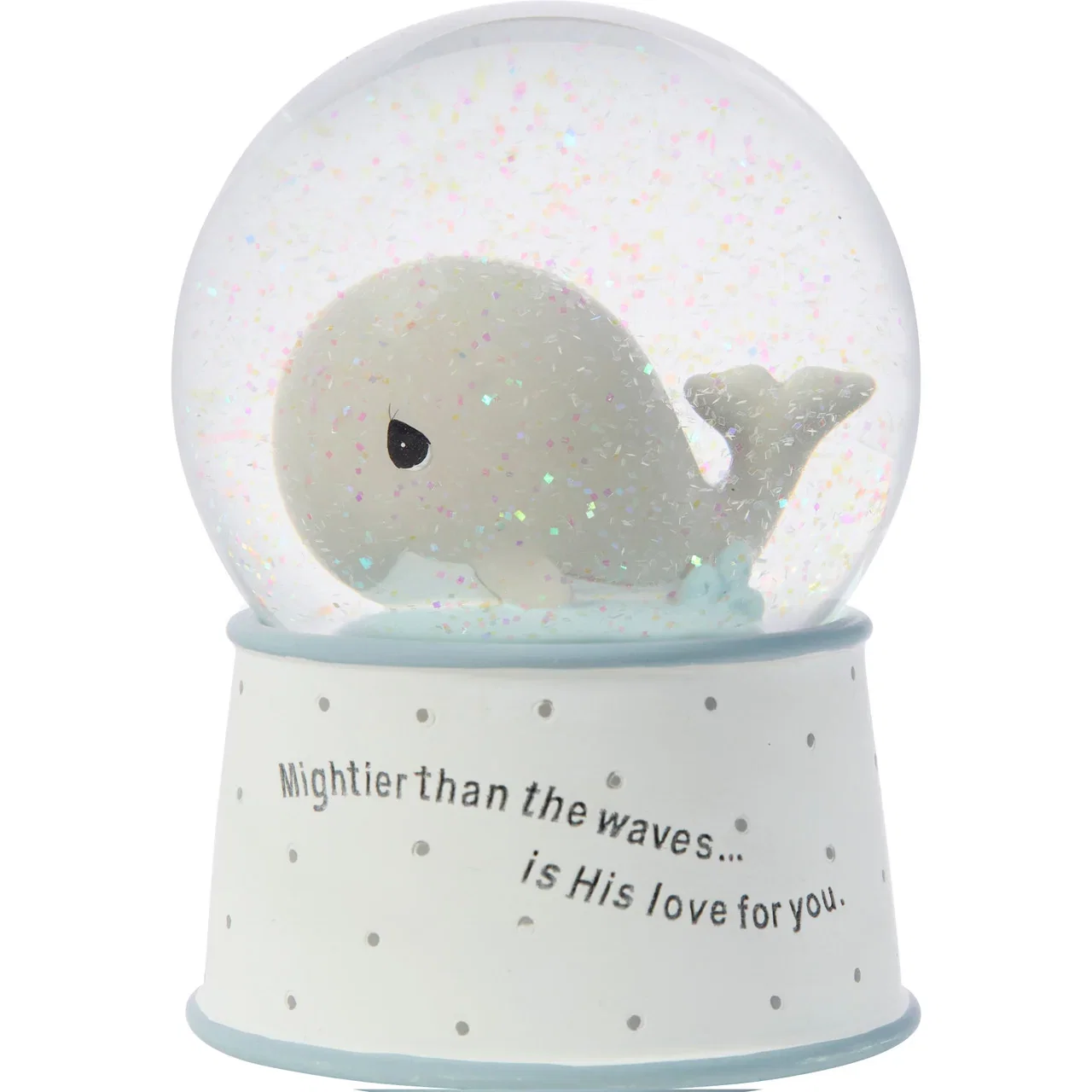 Image of Mightier Than The Waves Whale Musical Snow Globe