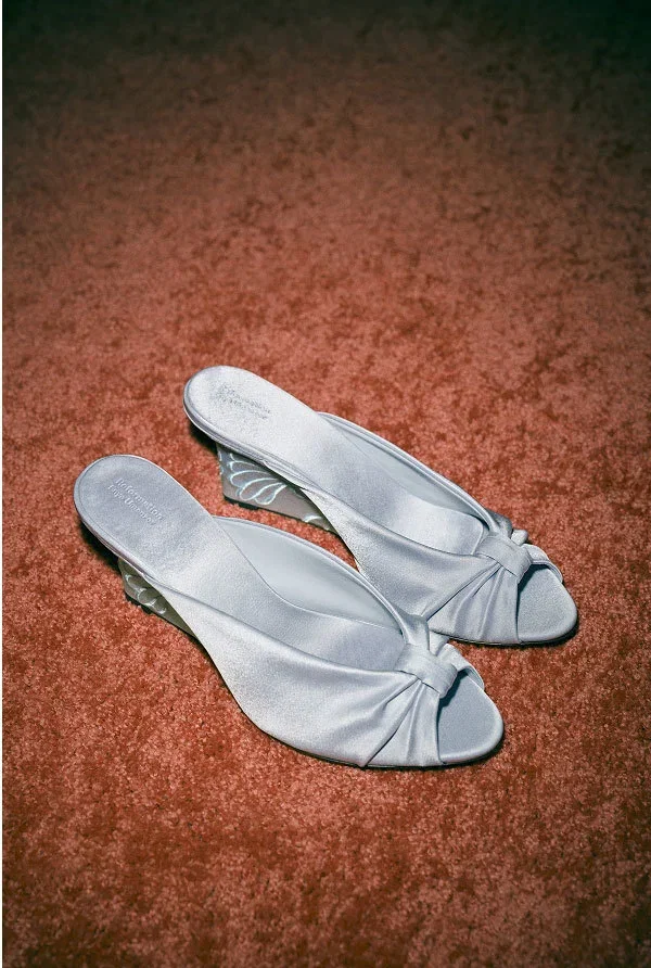 Enya Satin Wedge