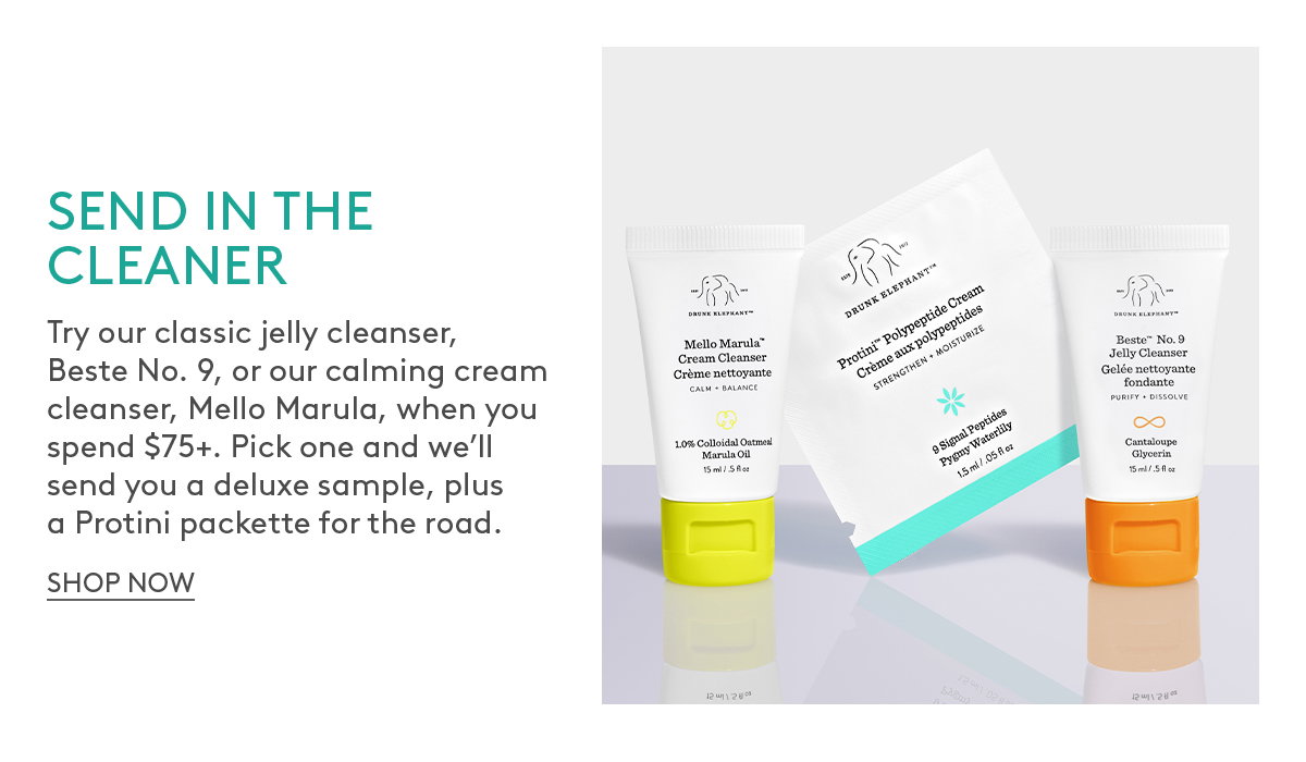 Free Cleanser + Protini With $75+ Orders