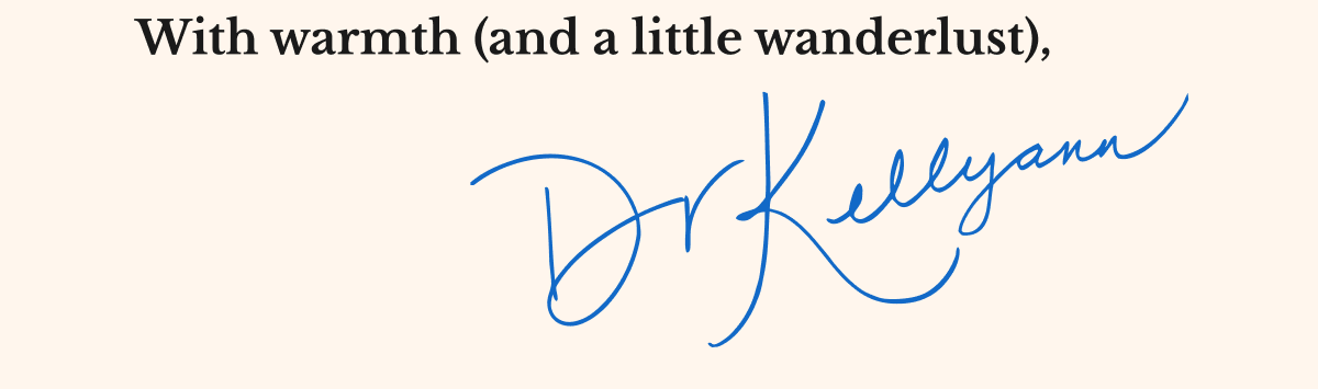 with warmth (and a little wanderlust), DKA