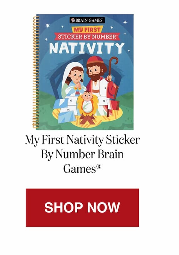 My First Nativity Sticker By Number Brain Games® [Click here to Shop Now]