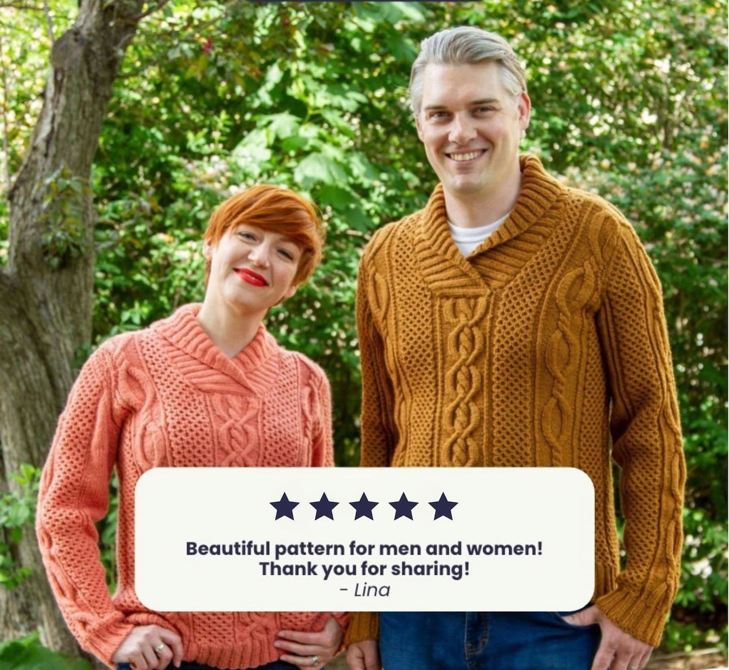Free Corktown Knit His and Hers Pullover Pattern