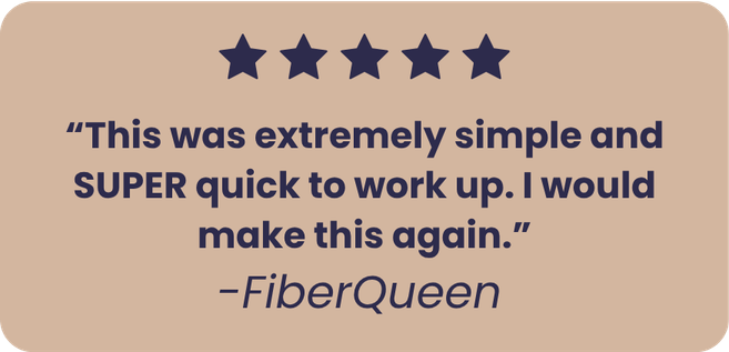 "This was extremely simple and SUPER quick to work up. I would make this again."