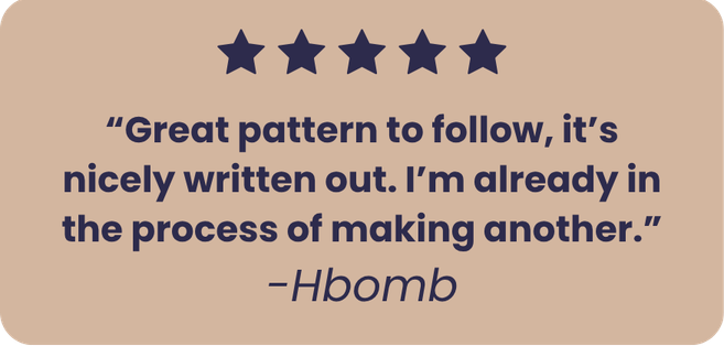 Great pattern to follow, it's nicely written out."