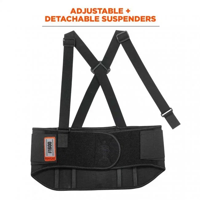 Image of ProFlex 1600 Standard Elastic Back Support - Contoured 9" Back