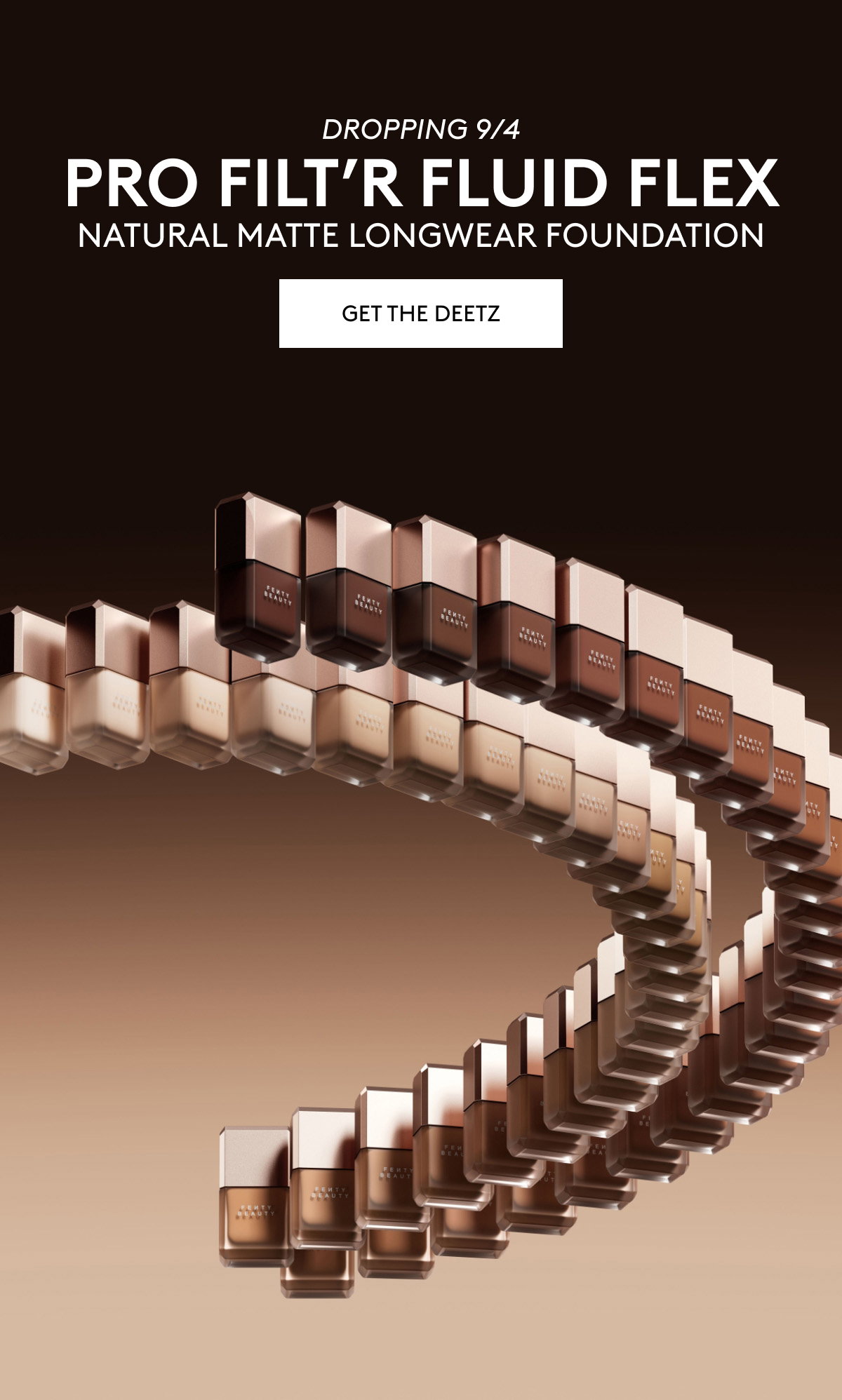 Dropping 9/4: Pro Filt'r Fluid Flex Natural Matte Longwear Foundation. Get the deetz.