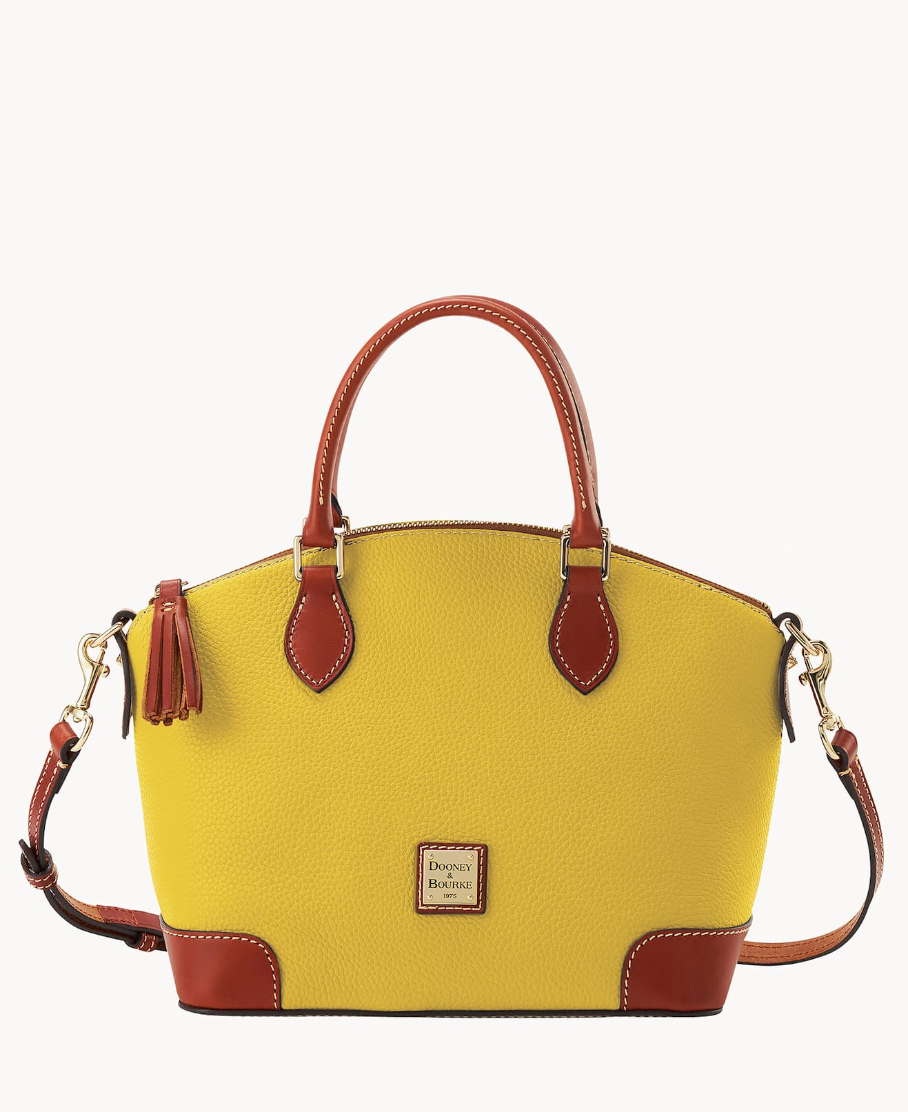 Pebble Grain Geena Satchel