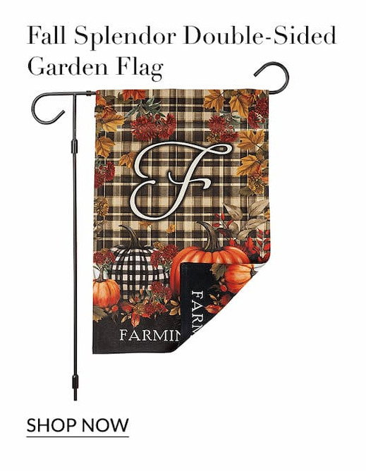 Fall splendor double sided garden flag