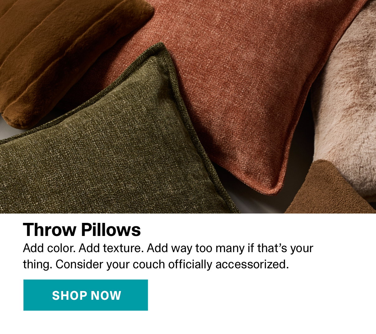 New Throw Pillows | SHOP NOW >>