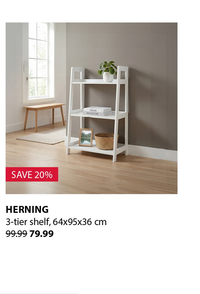 HERNING 3-tier shelf | Save 20%