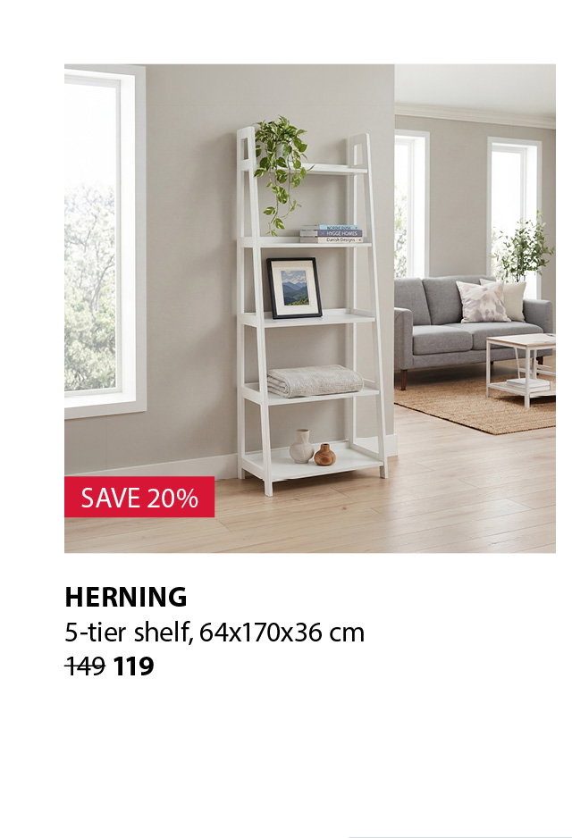 HERNING 5-tier shelf | Save 20%