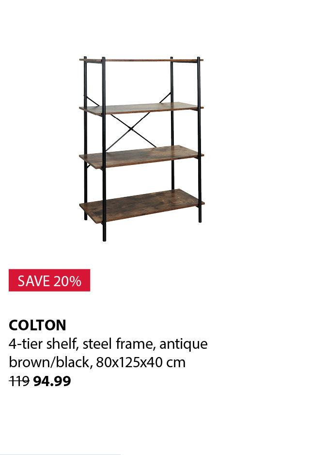 COLTON 4-tier shelf | Save 20%