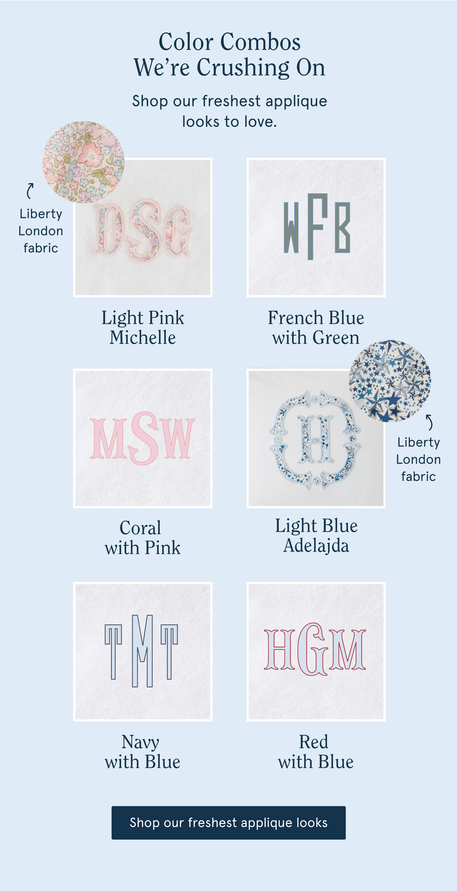 Applique styles we love