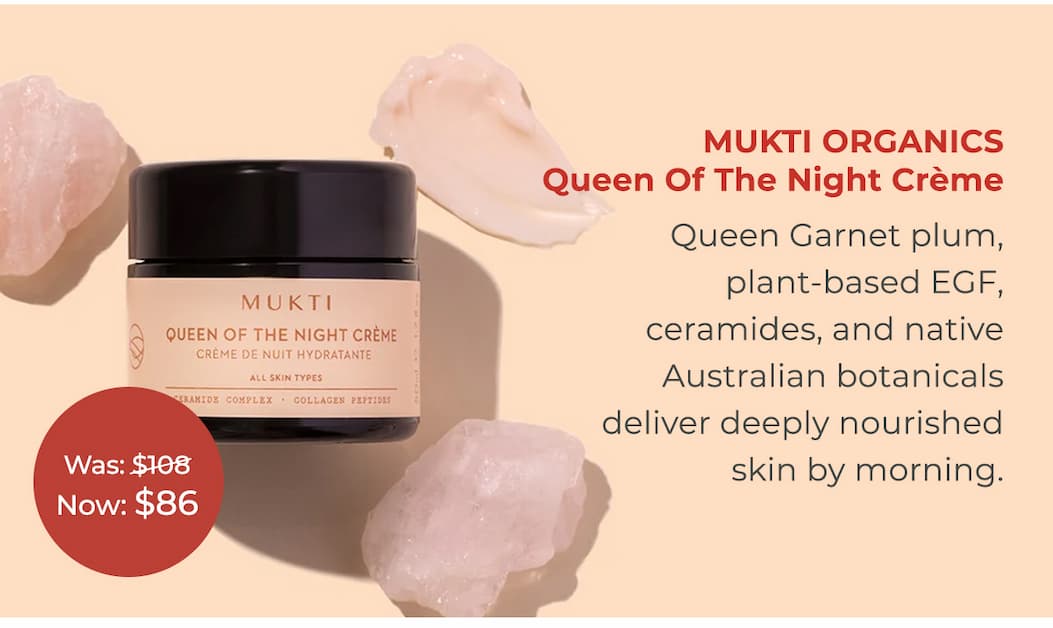 MUKTI ORGANICS Queen Of The Night Crème