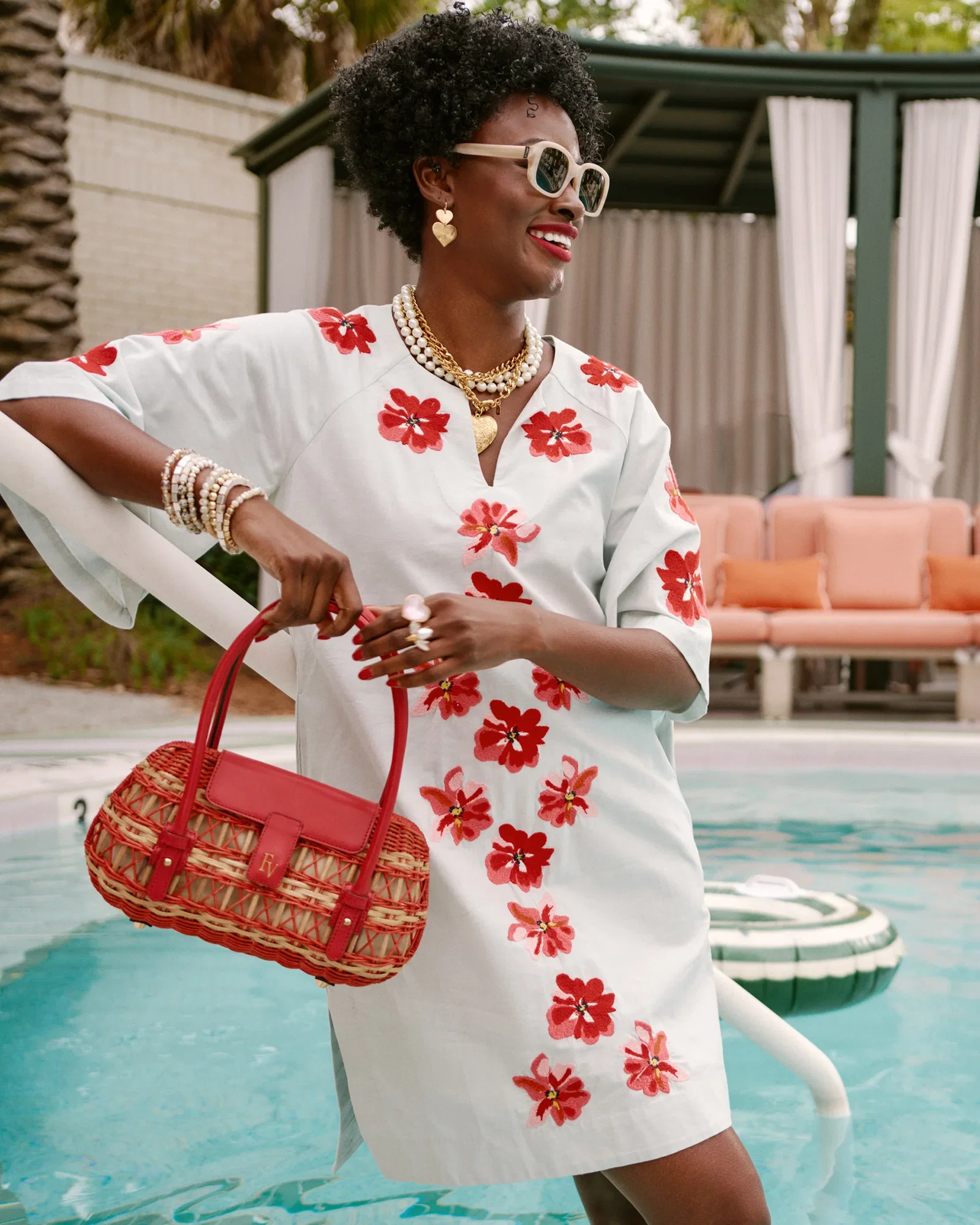 Image of Charming Caftan Mini - Georgia
