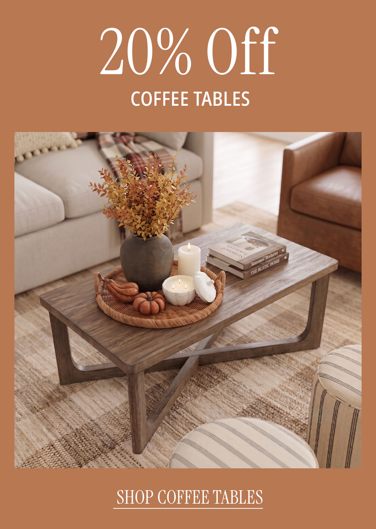 20% off coffee tables