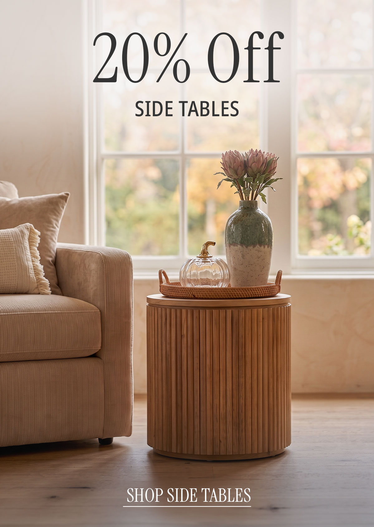 20% off side tables