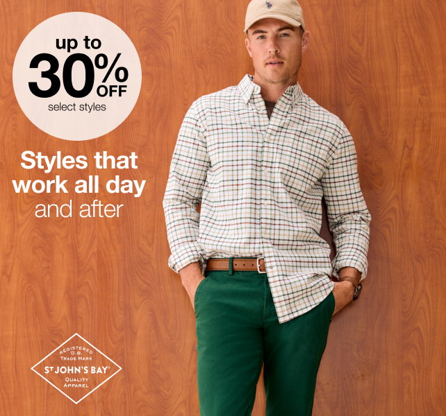 up to 30% Off select styles Styles that work all day and after