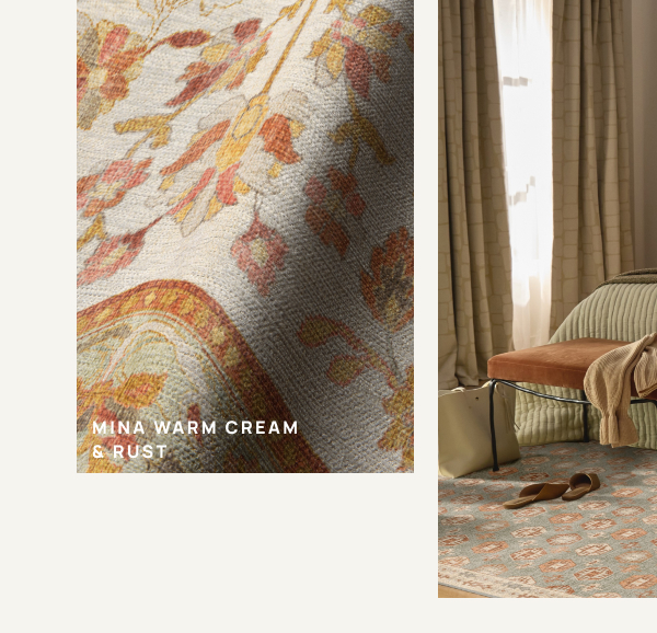 Mina Warm Cream & Rust
