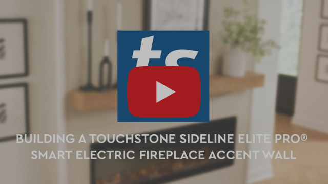 The Touchstone Elite Pro Smart Electric Fireplace is made for easy installation.