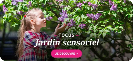 Focus sur le jardin sensoriel…