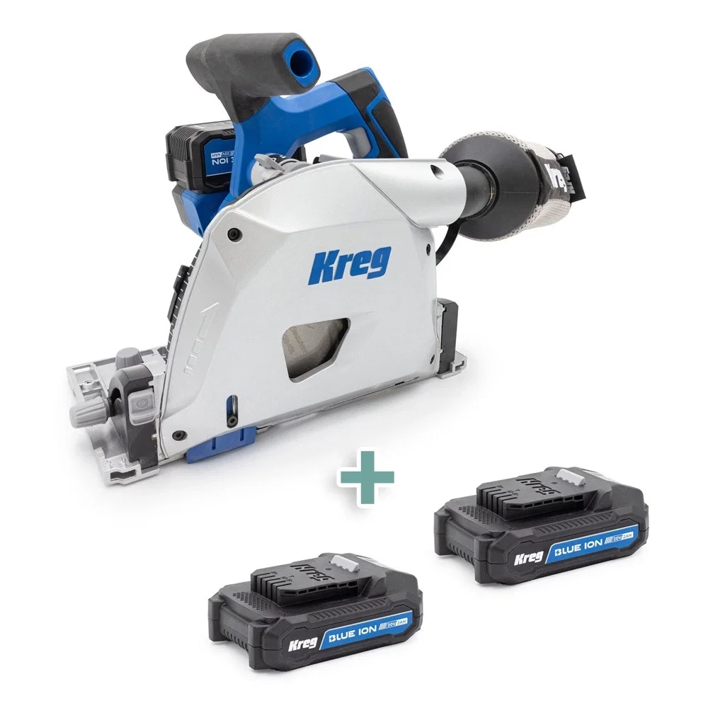 Kreg 20V Ionic Drive 6 1/2'' Plunge-Cut Track Saw Kit