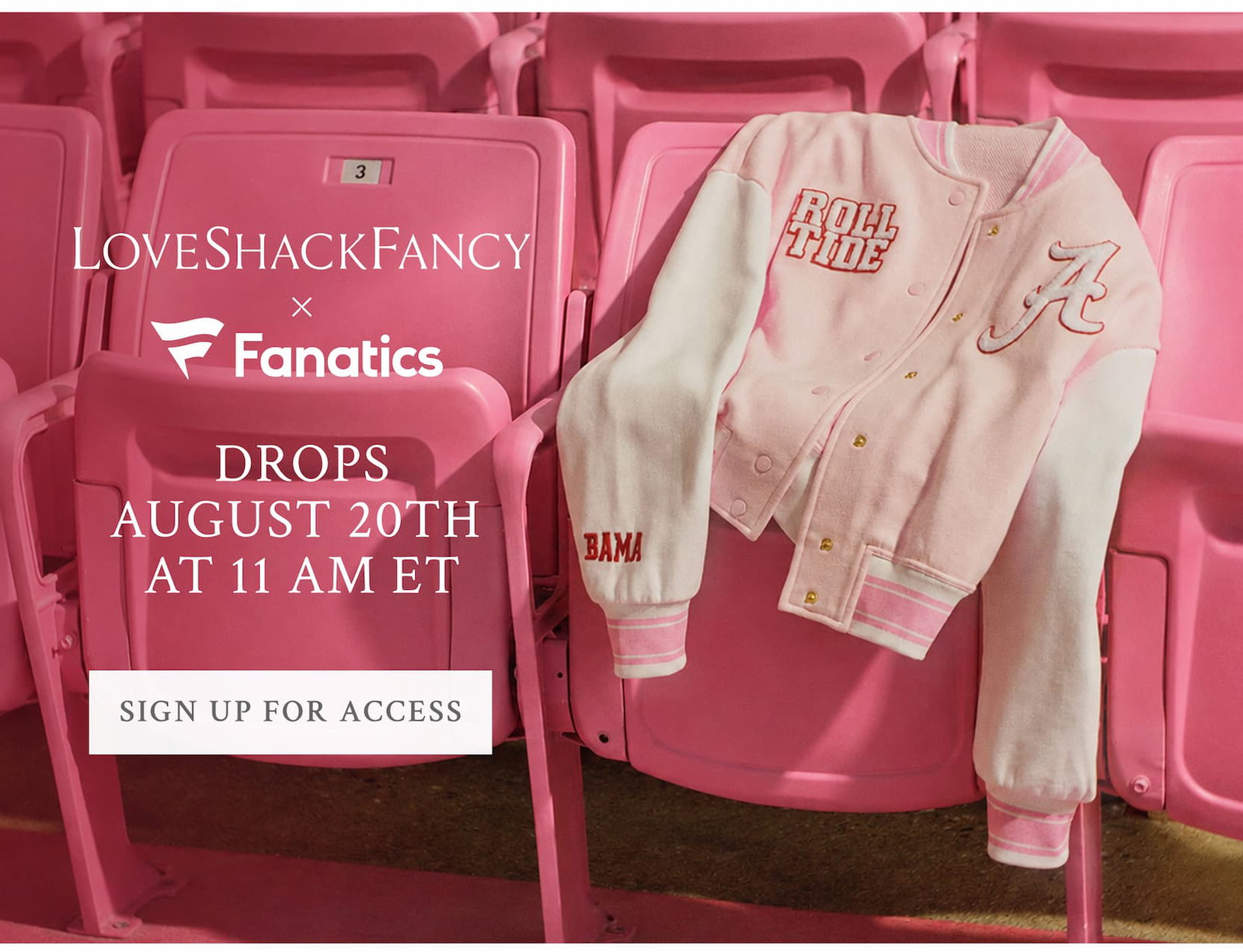 LOVESHACKFANCY x FANATICS Drops August 20th at 11 AM ET <SIGN UP FOR ACCESS>