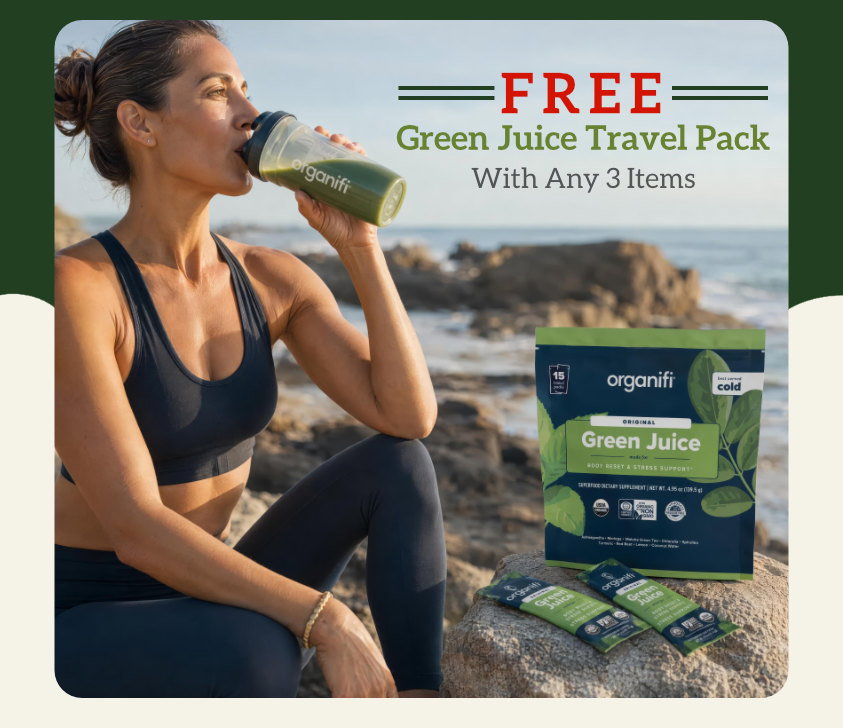Free Organifi green juice travel