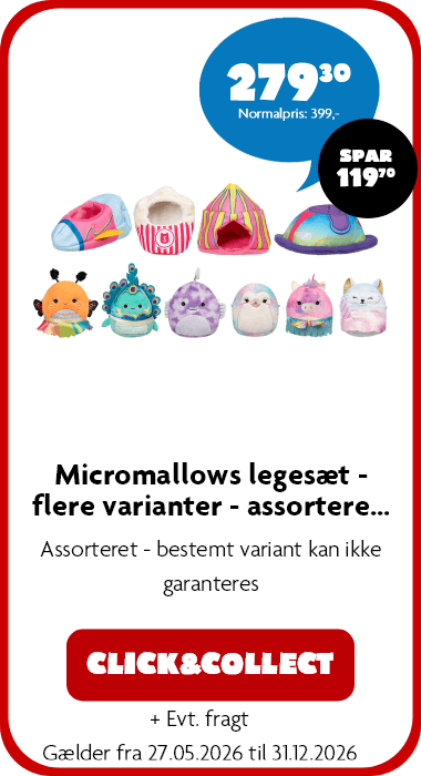 Micromallows legesæt - flere varianter - assorteret