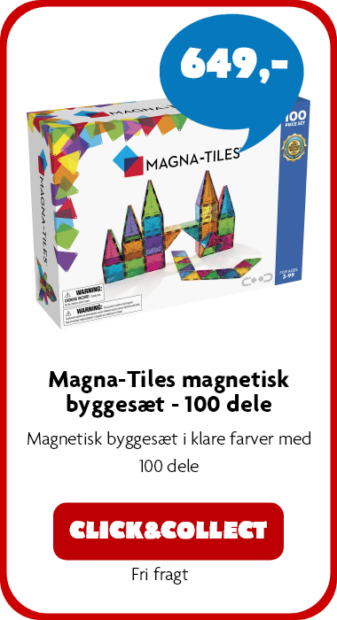 Magna-Tiles magnetisk byggesæt - 100 dele
