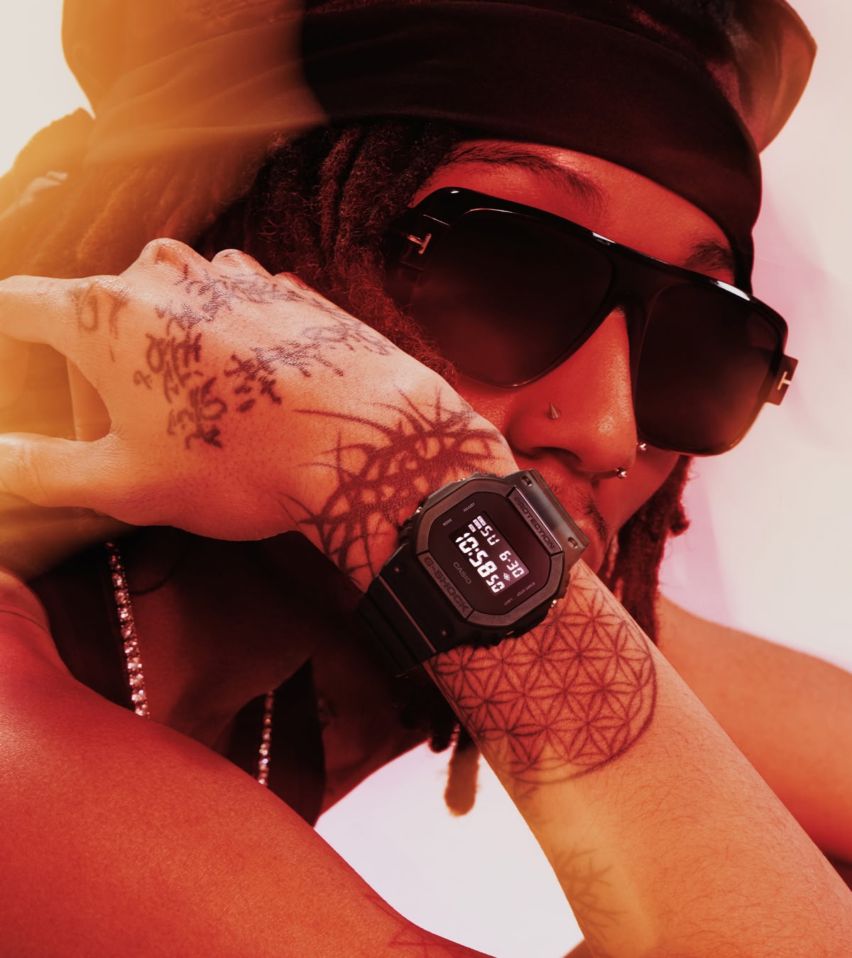 Shop watches, including G-Shock digital watches as modeled here by Lil Tecca