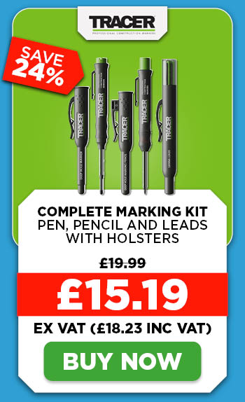 Tracer Complete Marking Kit - Pen, Pencil and Leads with Holsters
