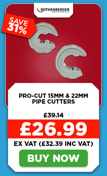Rothenberger PRO-CUT 15mm & 22mm Pipe Cutters