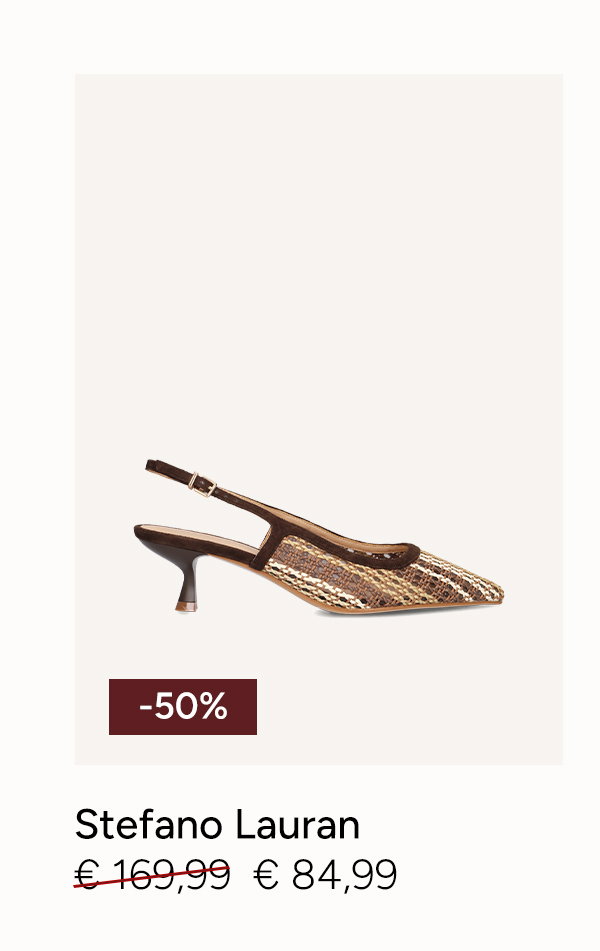 Bruine stefano Lauran slingbacks