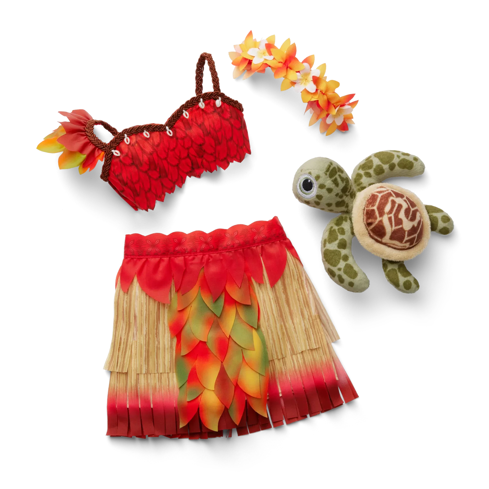 Image of Disney Moana Wayfinder Outfit & Sea Turtle Plush for 18-inch Dolls by American Girl®
