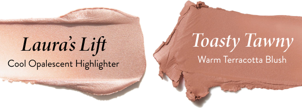 Laura's Lift Cool Opalescent Highlighter | Toasty Tawny Warm Terracotta Blush