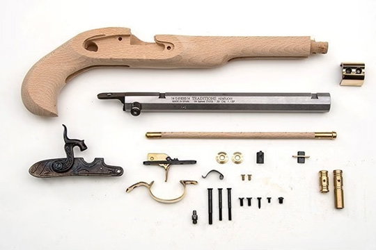 Traditions Kentucky Pistol Build Kit .50 Caliber KPC50602 D NIB No CC Fees