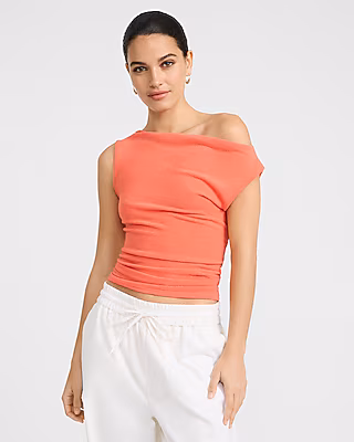Crepe Convertible Neckline Sweater Tank