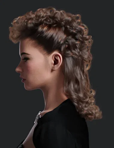 dForce Lorena Hair for Genesis 9
