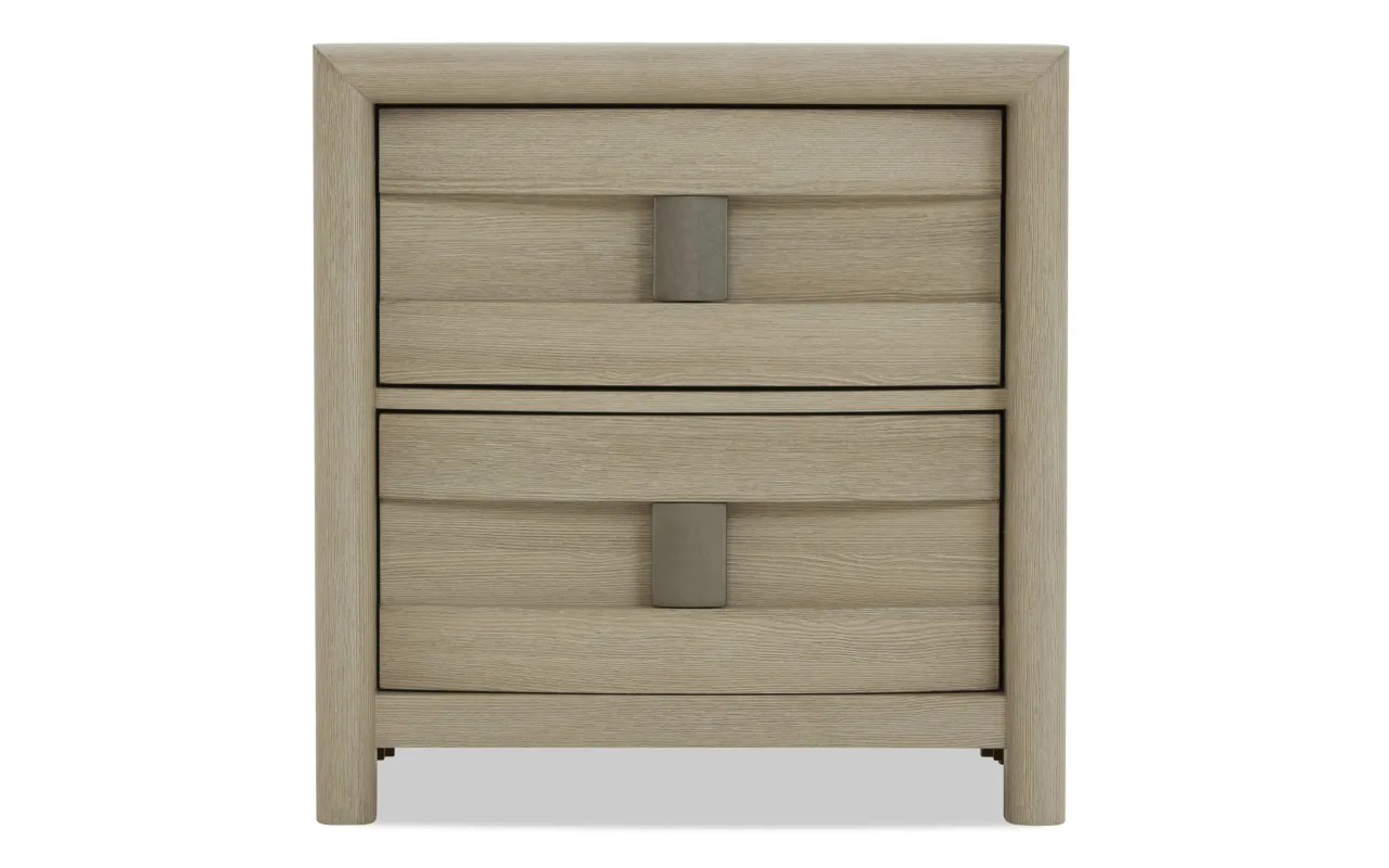 Echo Natural 2 Drawer Nightstand