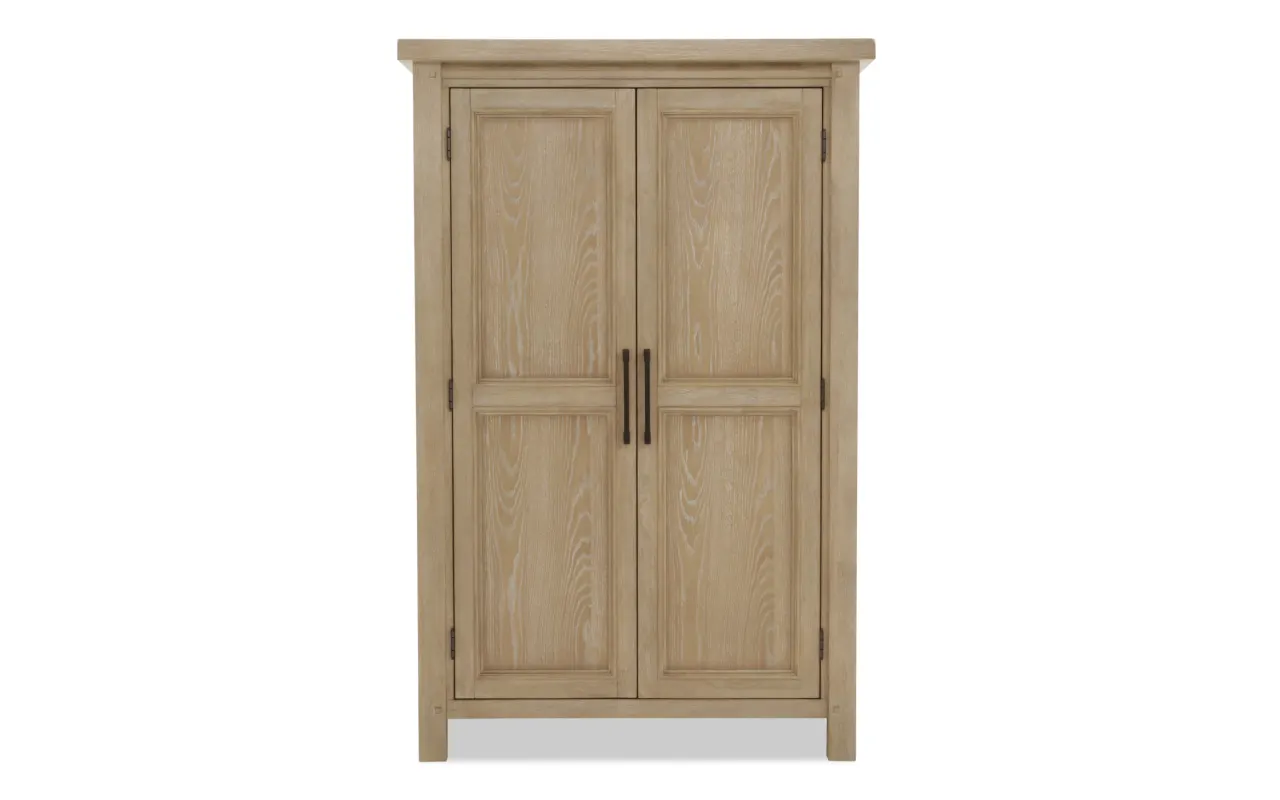 Hudson Natural 2 Drawer Armoire