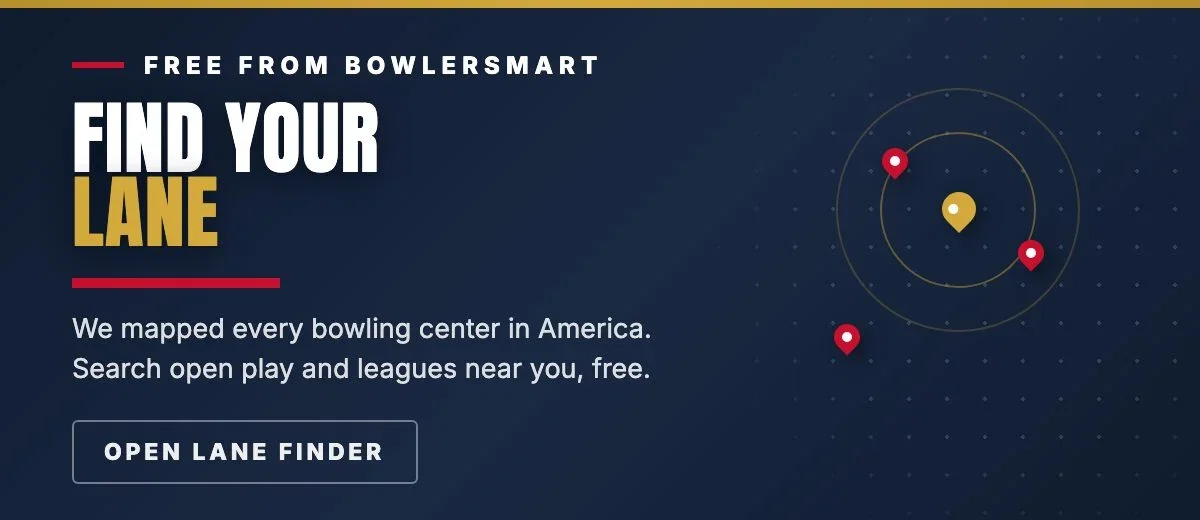 Lane Finder from BowlersMart: every bowling center in America, free to search